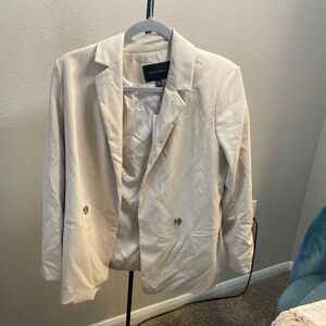 Tan Banana Republic Factory Blazer, Size 8.